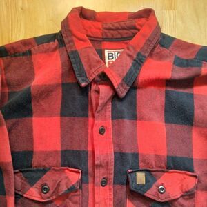 Vintage Big Bill Plaid Flannel Button Down Shirt